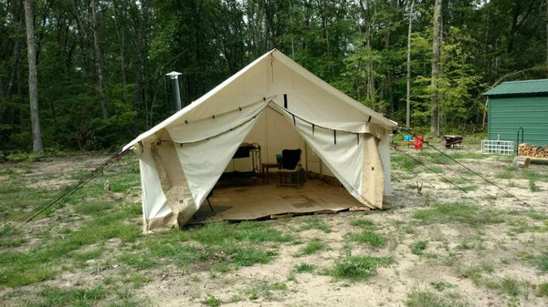 16'x20' Alpha Wall Tent - White Duck Outdoors