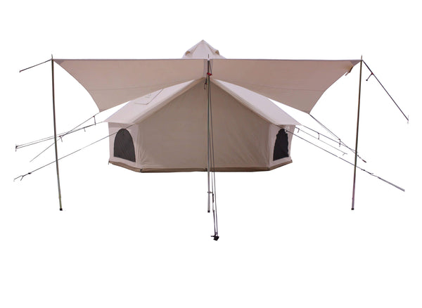 Avalon Bell Tent Awning - White Duck Outdoors